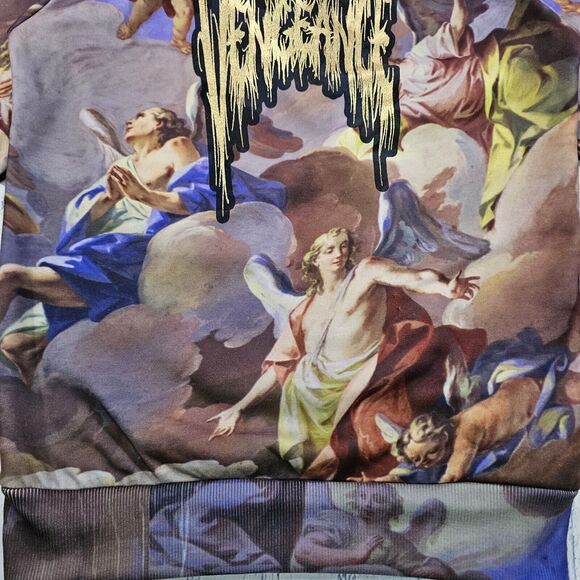 Rebel Vengeance Boticelli Wearable Art Print Hoodie Pullover MENS SIZE S - Picture 12 of 13